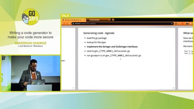 Writing a code generator to make your code more secure | Anderson Queiroz смотреть онлайн