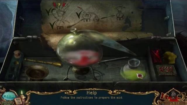 Haunted Legends Queen of Spades Balcony Acid Puzzle Solution.wmv смотреть онлайн