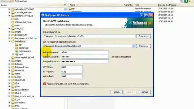 aula 115 java ee Baixando e Instalando o NetBeans 6 смотреть онлайн