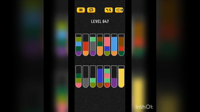 Water sort puzzle level 647 смотреть онлайн