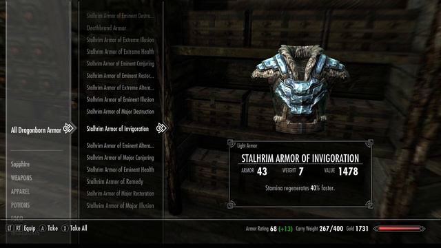 Stalhrim Armor of Invigoration (Light Armor) смотреть онлайн