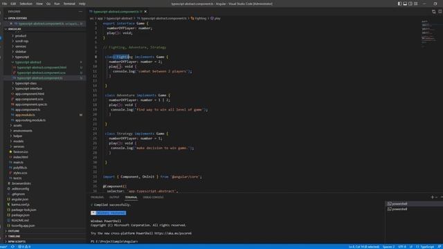 [Angular] Ep18E - Typescript - Abstract Class смотреть онлайн