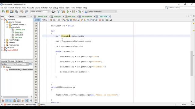 Mostrar datos o registros de MySQL en un JTable en JAVA смотреть онлайн