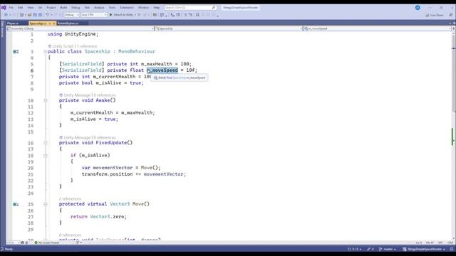 Create your own side-scrolling space shooter game: Part 3 - Moving the Player смотреть онлайн