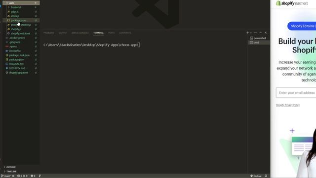 Shopify App Development | Using Node Template смотреть онлайн