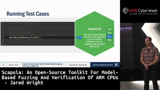 #HITBCyberWeek D3T1 - An Open-Source Toolkit For Model-Based Fuzzing Of ARM CPUs - Jared Wright смотреть онлайн