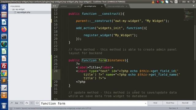 Wordpress Widget Development Beginner Tutorials Step by Step #3 - Widget Admin Layout (Form Method смотреть онлайн