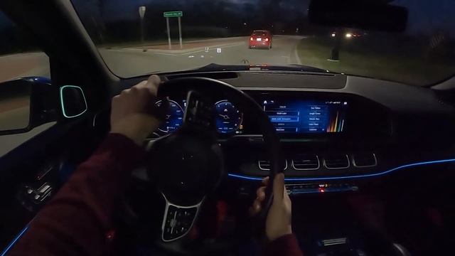 2021 Mercedes-Maybach GLS600 - POV Night Drive (Binaural Audio) смотреть онлайн