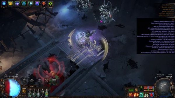 Path of Exile - симулякр 30 волн под antihypetrain (30 waves Simulacrum)