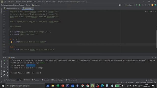 Revisão Python - Variável, strings e númesros смотреть онлайн