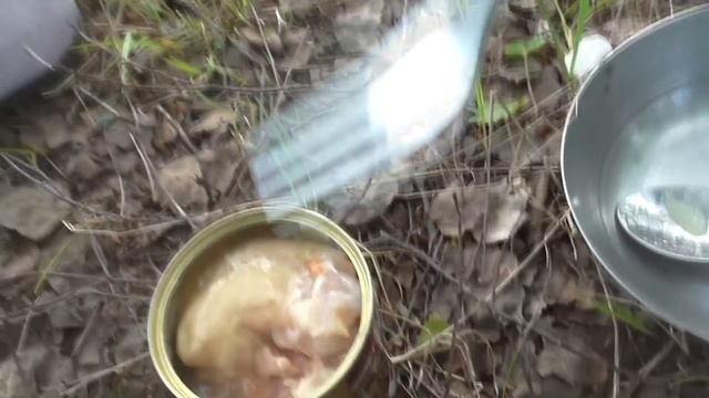 Еда в походе. Рецепты на костре. Куриный суп с грибами. смотреть онлайн
