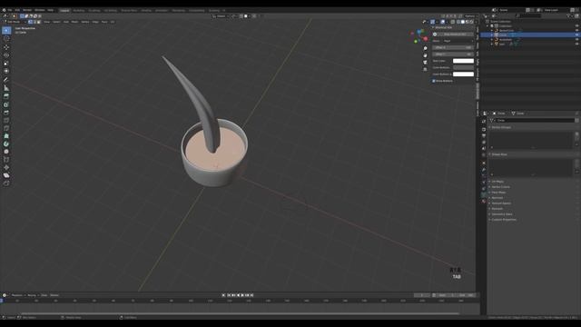 3D Plant Tutorial Using Curves in Blender 2.9 смотреть онлайн