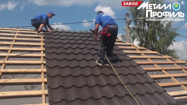 Монтаж металлочерепицы Венеция и доборных элементов кровли смотреть онлайн
