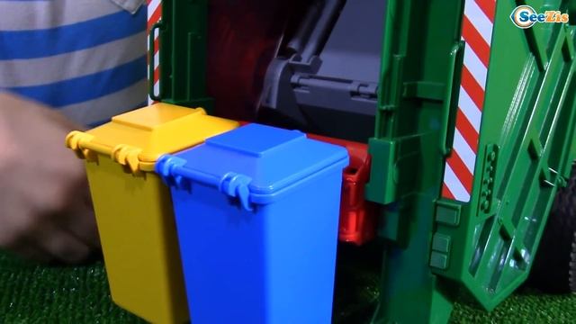 Машинка Мусоровоз | Обзор Техники | Игрушки для детей | Tiki Taki Boys смотреть онлайн