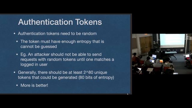 [CSE 312] Authentication Tokens and Sessions Wednesday September 27 смотреть онлайн