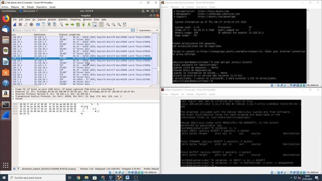 Conexión telnet/Segura entre un cliente y un servidor смотреть онлайн