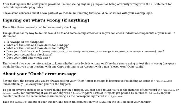 Salesforce: Restrict overlapping dates of Opportunities with Trigger (2 Solutions!!) смотреть онлайн