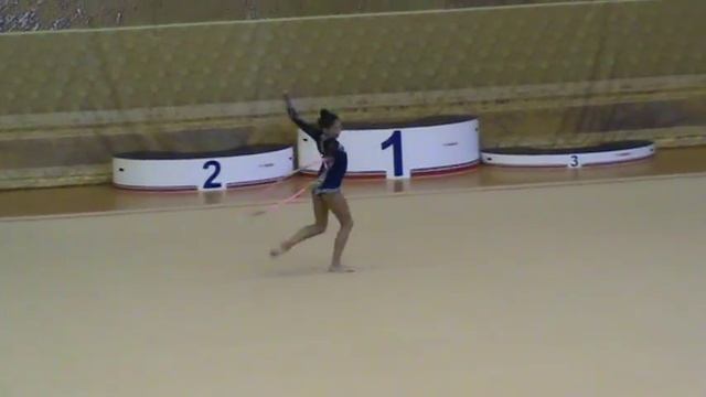 Халезова Екатерина (Калининская СДЮCШОР), обруч. Чемпионат СПб'15. Финал смотреть онлайн