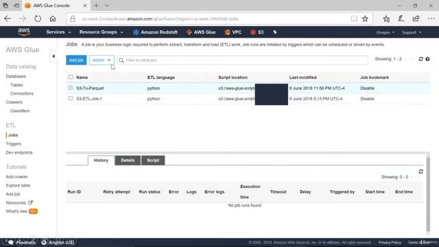 8. AWS Glue - Convert Data to Parquet format смотреть онлайн