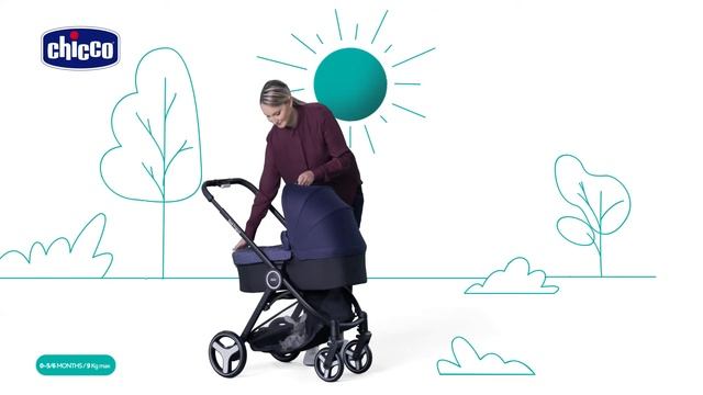 How to install Best Friend Light carrycot - Chicco - (English) смотреть онлайн