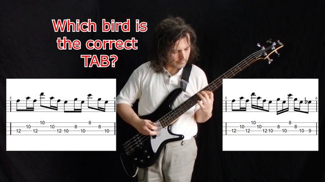 Tablature Quiz 02 - 'Why Wouldn't You?' - bass guitar смотреть онлайн