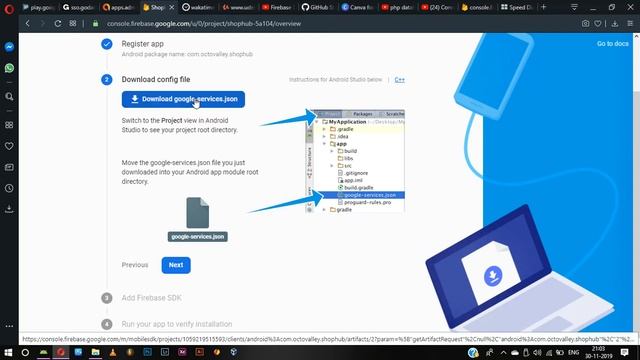 02 Connect Android App to Firebase смотреть онлайн