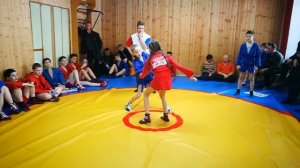 Турнир по самбо "Юный мастер самбо". Г. Пушкино. Володина Ксения. Самбо дети