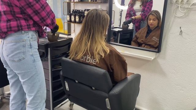 Как тонировать волосы . Schwarzkopf vibrance 8-46 , 9,5-5 и 9-0, спа процедура для волос. смотреть онлайн