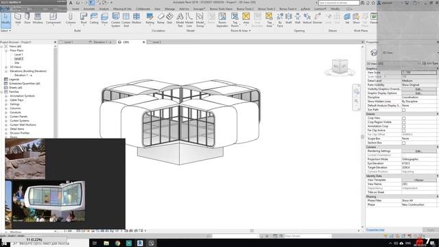 Concept Plastic house house in Revit [Monsanto House of the Future] [STREAM] смотреть онлайн