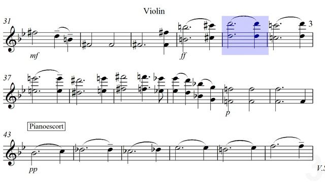 A.Dvorak - Romantic Piece Nº3 Op 75 - Violin And Piano - Piano Accompaniment