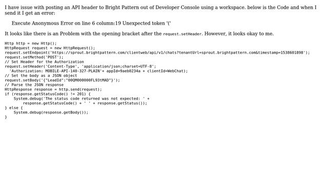 Salesforce: API Header authorization for Bright Pattern смотреть онлайн