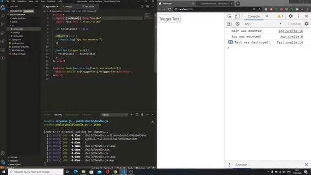 Курс по Svelte.js - Методы жизненного цикла смотреть онлайн