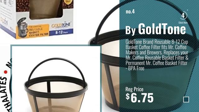 Top 10 Gold Tone Coffee Maker Parts [2018]: GoldTone Brand Reusable #4 Cone Style Replacment смотреть онлайн
