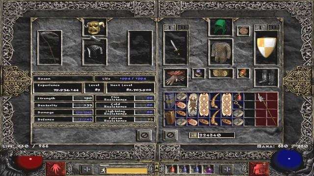 How to get Mana Regen aura from your Act 2 Merc for infinite mana - Diablo 2 смотреть онлайн