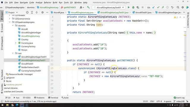 249 - Padrões de Projeto pt 04 - Singleton pt 02 - Lazy Initialization смотреть онлайн