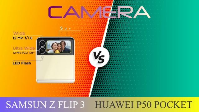 SAMSUNG Z FLIP 3 vs HUAWEI P50 POCKET смотреть онлайн