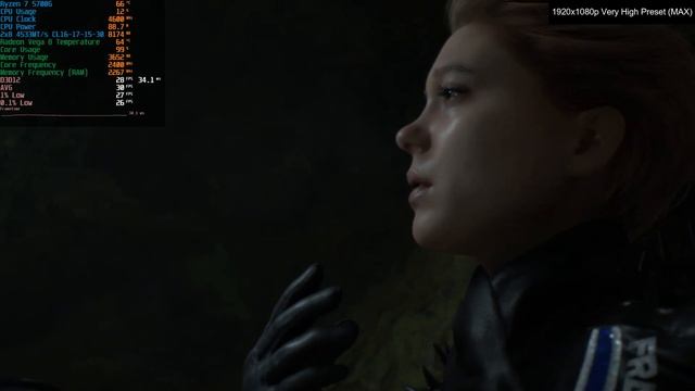 Death Stranding | Ryzen 7 5700G VEGA 8 | 2x8GB 4533MHz CL16 смотреть онлайн