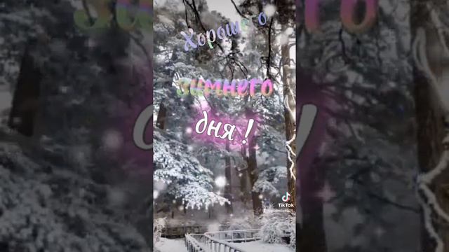 Доброго зимнего утра ! Хорошего зимнего дня! Зима !🌲❄❄🏂☃️👍 смотреть онлайн