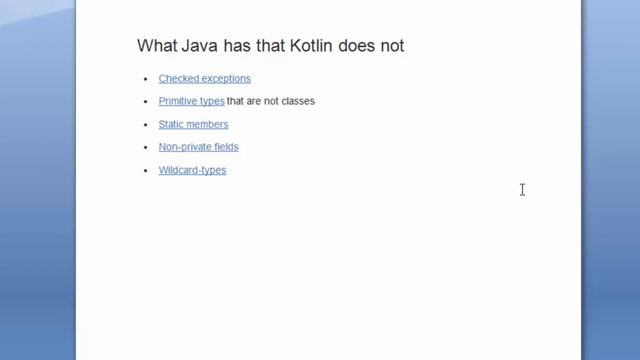 Kotlin [ENGLISH] Tuto-2 Difference between Java and Kotlin смотреть онлайн