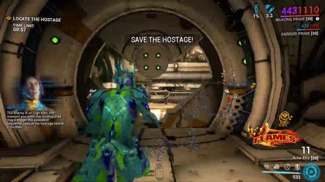 Warframe Stephano (Uranus) Mission Rescue level 50-60 смотреть онлайн