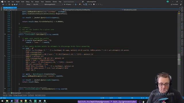 Live Coding with Matt Groves - Episode 21 - Indexing, User Defined functions, Window Functions смотреть онлайн