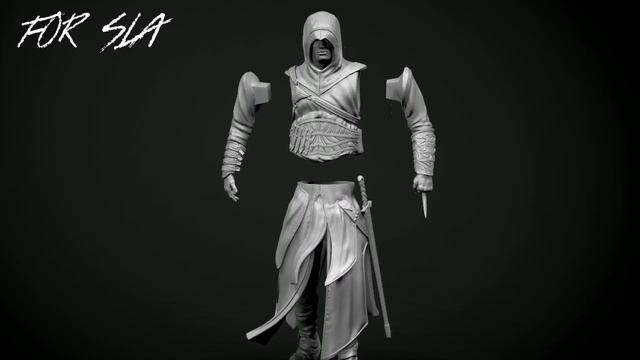 Assassin Altair Ibn-La'Ahad 3D Printing Figurine | Assembly by Gambody смотреть онлайн