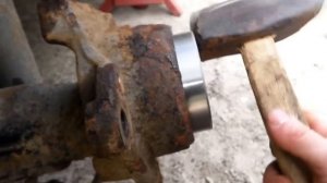 замена подшипника ступицы бес спец инструмента  VW