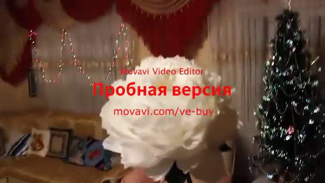 Пион из бумаги гигантский, с рост человека смотреть онлайн