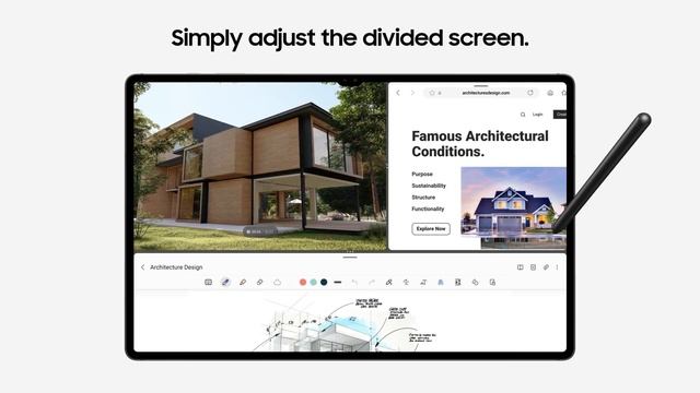Galaxy Tab S8 Series: How To Use Multi Window & Samsung Notes | Samsung