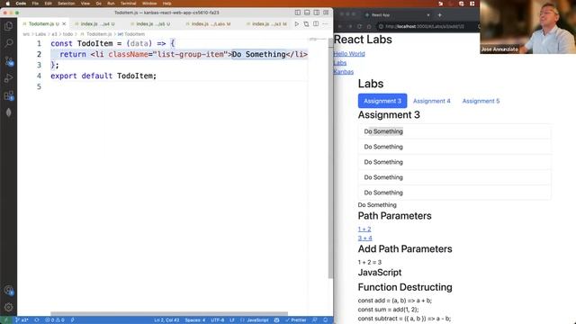 Implementing a Learning Management System. with React.js - CS5610 FA23 смотреть онлайн
