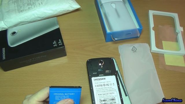 DOOGEE VALENCIA2 Y100 PRO распаковка и беглый взгляд. смотреть онлайн