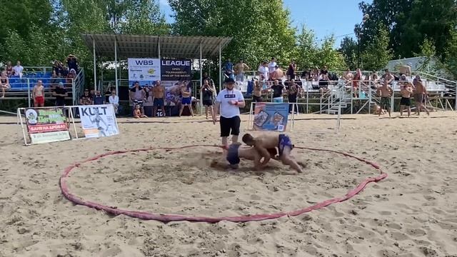 OPEN TOURNAMENT “KING OFF THE BEACH” Церкаев vs Трусов. Пляжная борьба Новосибирск смотреть онлайн