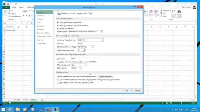 Increase the number of worksheets in Excel 2013 смотреть онлайн