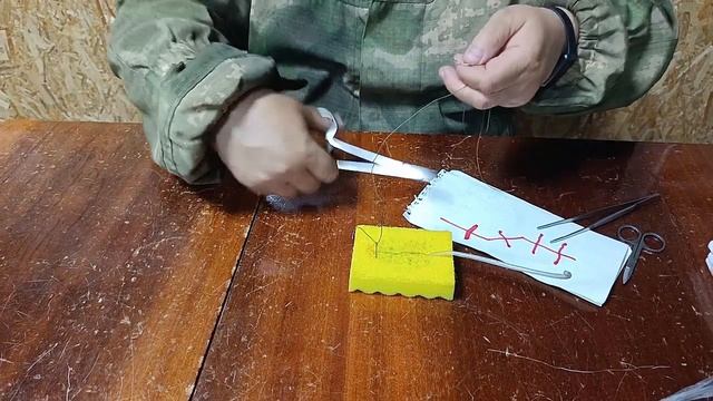 Как зашить рану в полевых условиях смотреть онлайн